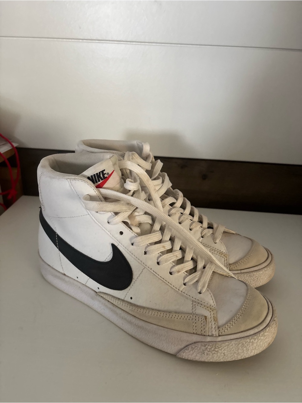Nike White High-Top blazer Sneakers